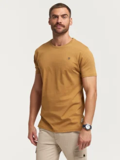 Camisetas<Alvaro Moreno CAMISETA BASICA Mostaza