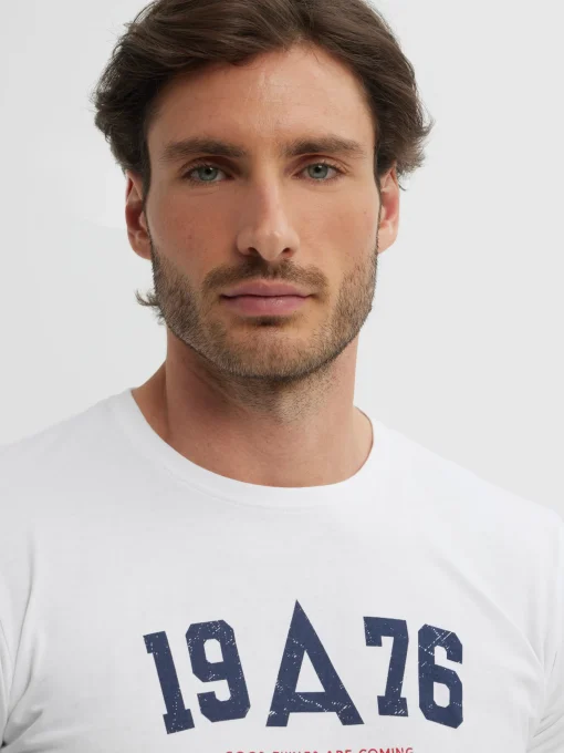 Camisetas<Alvaro Moreno CAMISETA COLLEGE Blanco