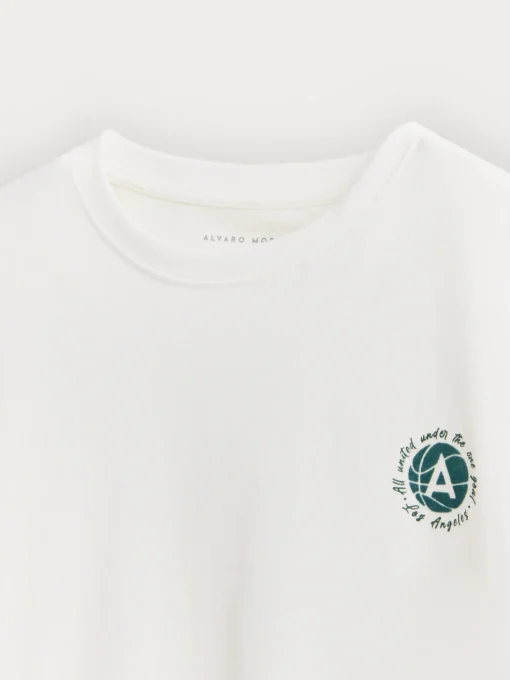 Camisetas<Alvaro Moreno CAMISETA GOAL Blanco