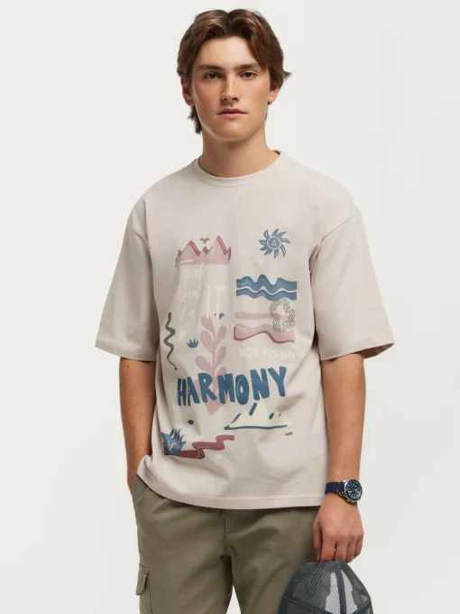 Teen|Camisetas<Alvaro Moreno CAMISETA HARMONY Beige