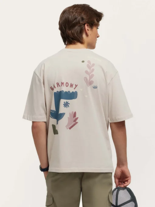 Teen|Camisetas<Alvaro Moreno CAMISETA HARMONY Beige