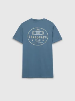 Camisetas<Alvaro Moreno CAMISETA LONGBOARD Azul