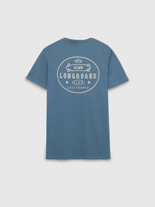 Camisetas<Alvaro Moreno CAMISETA LONGBOARD Azul