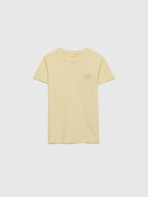 Camisetas<Alvaro Moreno CAMISETA LONGBOARD KIDS Amarillo