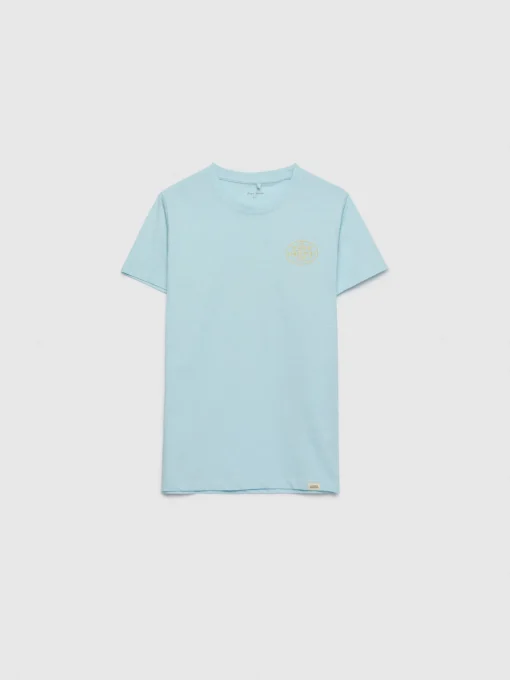 Camisetas<Alvaro Moreno CAMISETA LONGBOARD KIDS Verde Agua