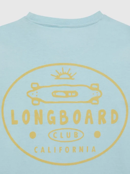Camisetas<Alvaro Moreno CAMISETA LONGBOARD KIDS Verde Agua