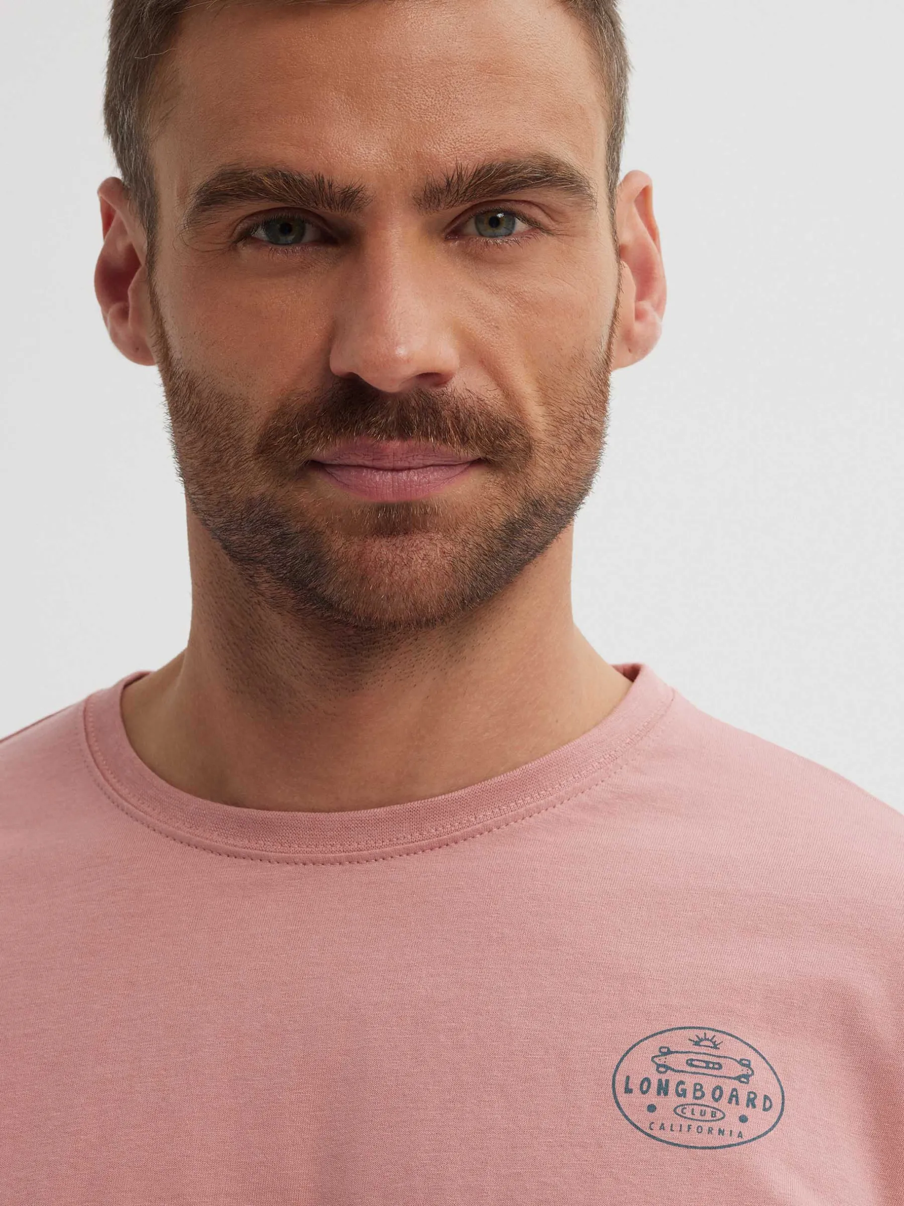 Camisetas<Alvaro Moreno CAMISETA LONGBOARD Rosa