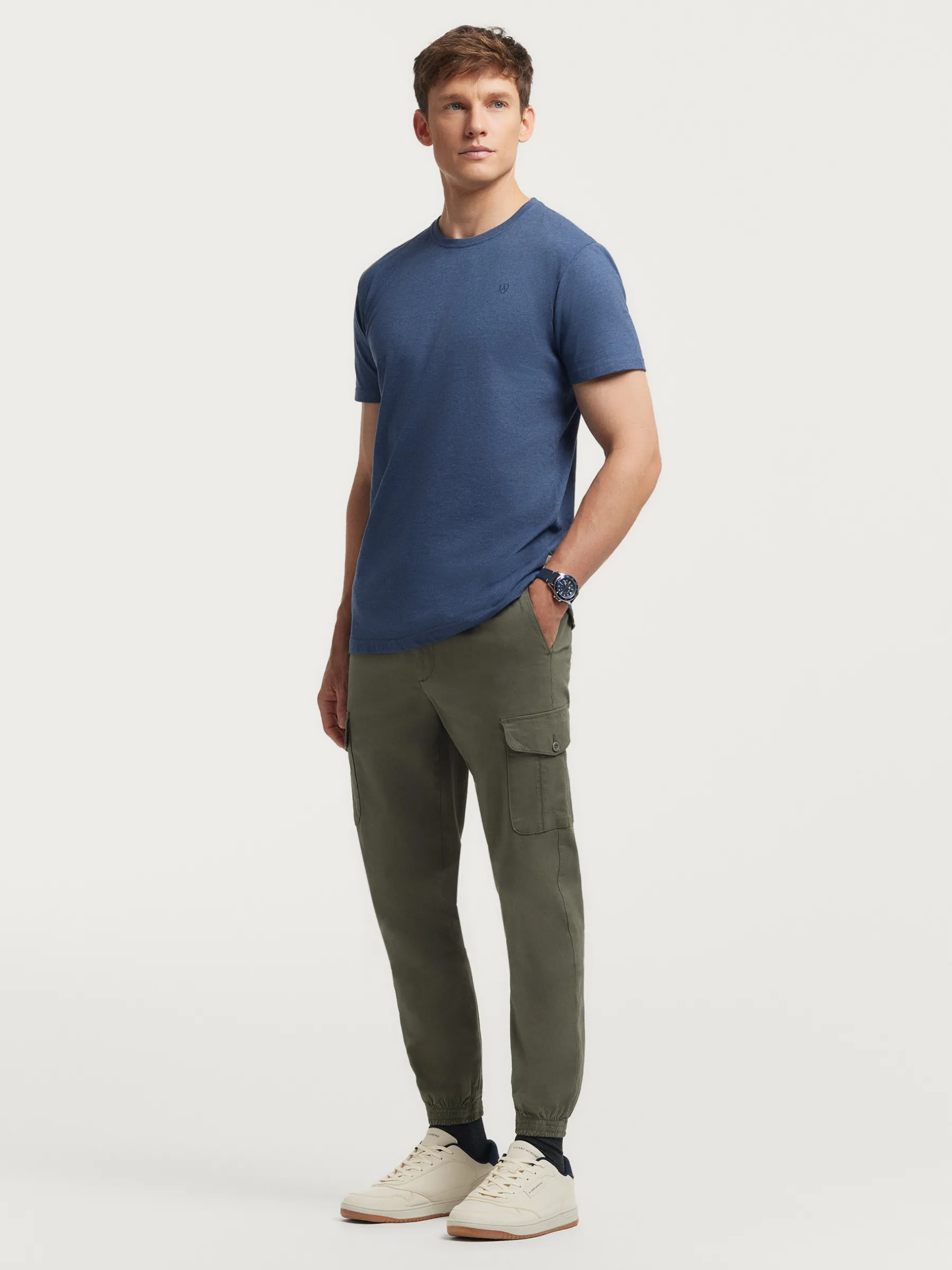 Camisetas<Alvaro Moreno CAMISETA MELANGE Azul