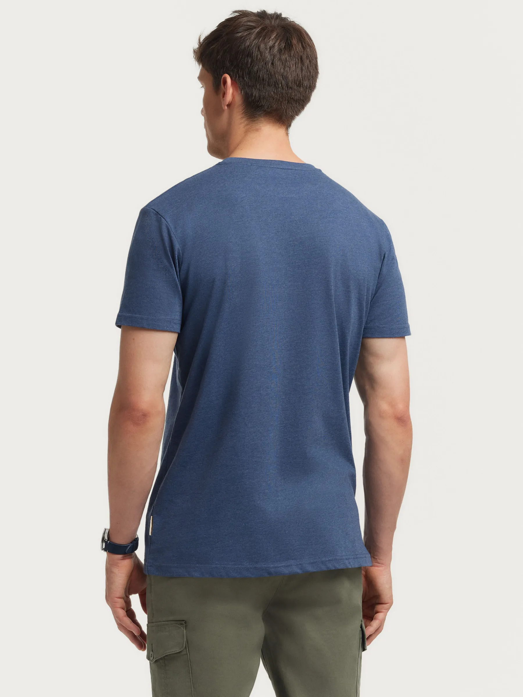 Camisetas<Alvaro Moreno CAMISETA MELANGE Azul