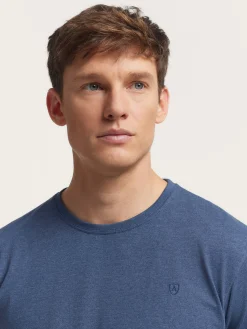 Camisetas<Alvaro Moreno CAMISETA MELANGE Azul