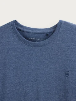 Camisetas<Alvaro Moreno CAMISETA MELANGE Azul