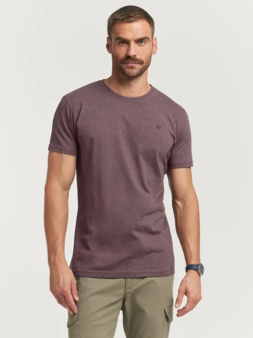 Camisetas<Alvaro Moreno CAMISETA MELANGE Burdeos
