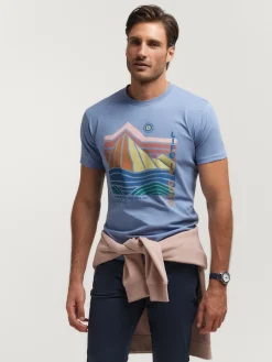 Teen|Camisetas<Alvaro Moreno CAMISETA NATURE Azul