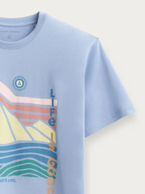Teen|Camisetas<Alvaro Moreno CAMISETA NATURE Azul