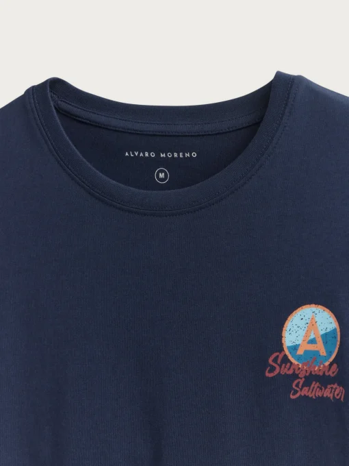 Camisetas<Alvaro Moreno CAMISETA SUNSET Azul Marino
