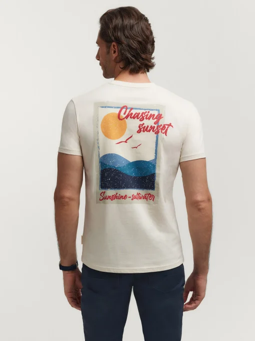 Camisetas<Alvaro Moreno CAMISETA SUNSET Beige