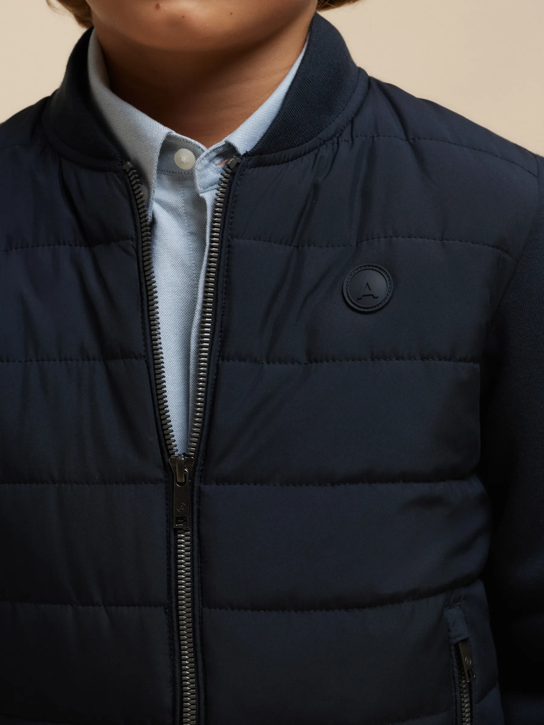 Cazadoras Y Chalecos<Alvaro Moreno CAZADORA ANTLER KIDS Azul Marino