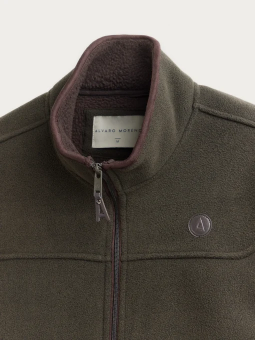 Cazadoras Y Parkas<Alvaro Moreno CAZADORA POLAR Verde