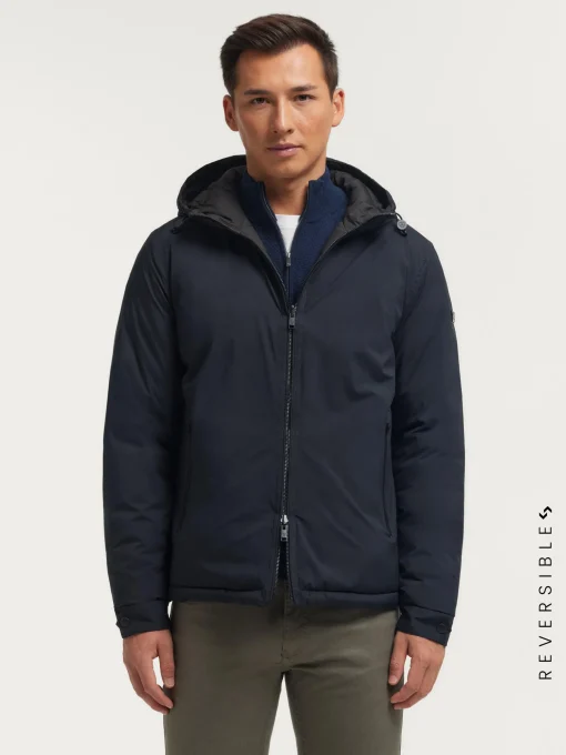 Cazadoras Y Parkas<Alvaro Moreno CAZADORA RATCHED REVERSIBLE | MARRÓN Azul Marino