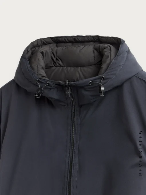 Cazadoras Y Parkas<Alvaro Moreno CAZADORA RATCHED REVERSIBLE | MARRÓN Azul Marino