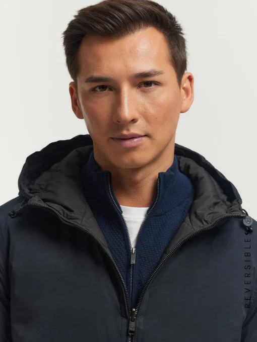 Cazadoras Y Parkas<Alvaro Moreno CAZADORA RATCHED REVERSIBLE | MARRÓN Azul Marino
