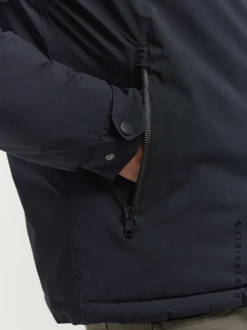 Cazadoras Y Parkas<Alvaro Moreno CAZADORA RATCHED REVERSIBLE | MARRÓN Azul Marino
