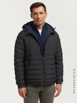 Cazadoras Y Parkas<Alvaro Moreno CAZADORA RATCHED REVERSIBLE | MARRÓN Azul Marino