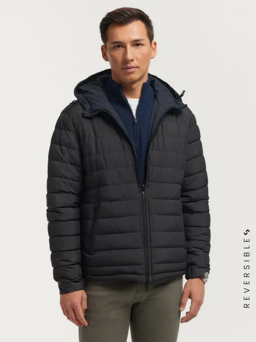 Cazadoras Y Parkas<Alvaro Moreno CAZADORA RATCHED REVERSIBLE | MARRÓN Azul Marino