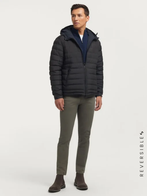 Cazadoras Y Parkas<Alvaro Moreno CAZADORA RATCHED REVERSIBLE | MARRÓN Azul Marino