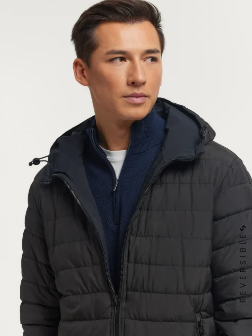 Cazadoras Y Parkas<Alvaro Moreno CAZADORA RATCHED REVERSIBLE | MARRÓN Azul Marino