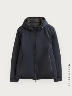 Cazadoras Y Parkas<Alvaro Moreno CAZADORA RATCHED REVERSIBLE | MARRÓN Azul Marino