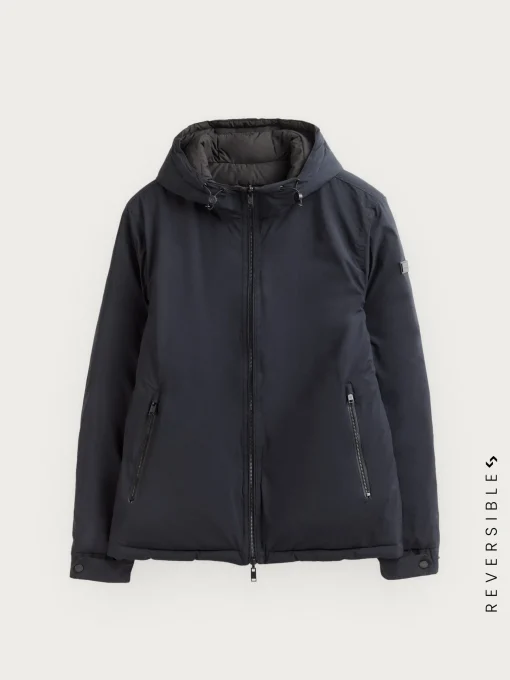 Cazadoras Y Parkas<Alvaro Moreno CAZADORA RATCHED REVERSIBLE | MARRÓN Azul Marino