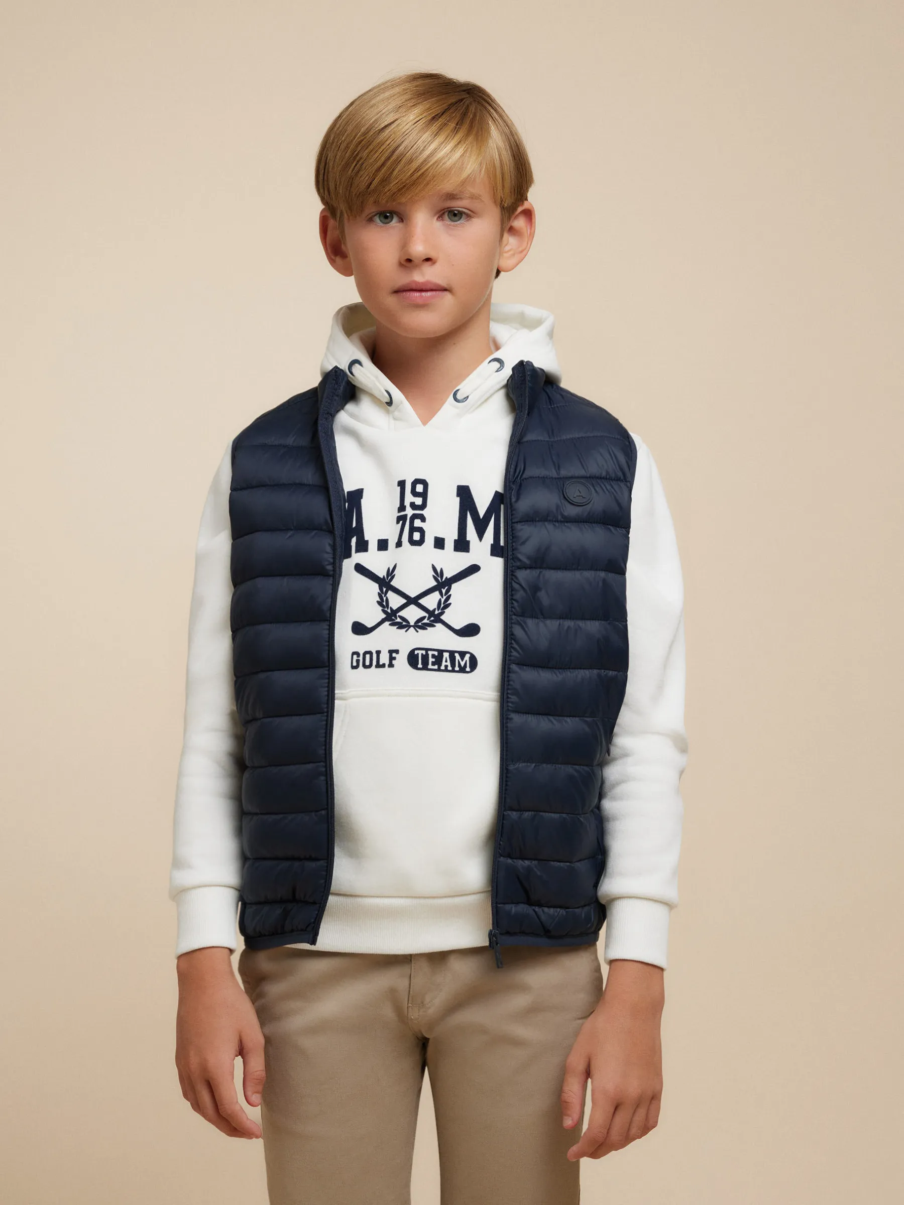 Cazadoras Y Chalecos<Alvaro Moreno CHALECO NIRO KIDS Azul Marino