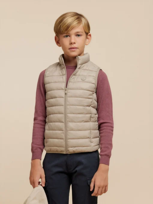 Cazadoras Y Chalecos<Alvaro Moreno CHALECO NIRO KIDS Beige