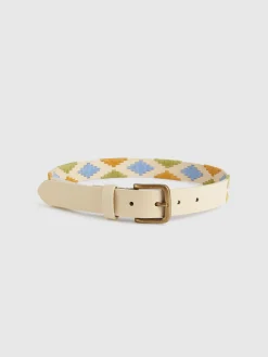 Accesorios<Alvaro Moreno CINTURON PAMPA KIDS Blanco