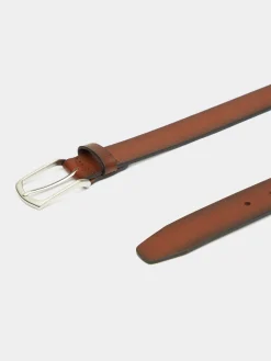 Cinturones<Alvaro Moreno CINTURON PIEL ROUGH Camel