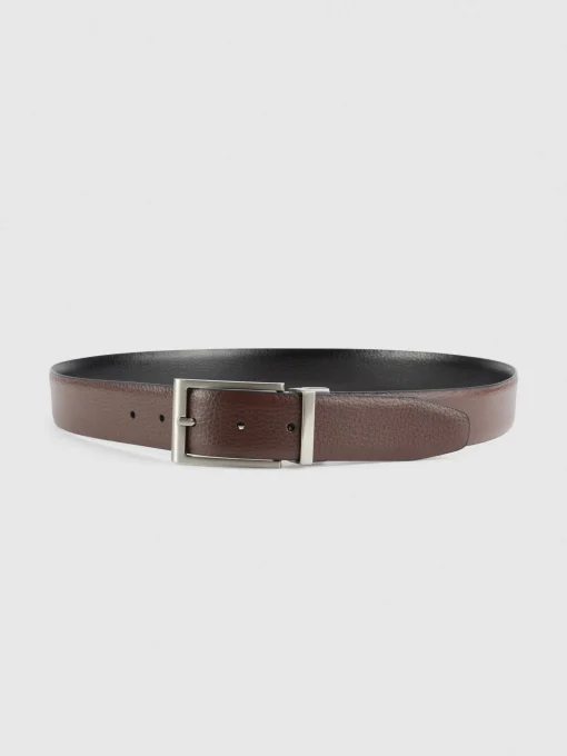 Cinturones<Alvaro Moreno CINTURON REVERSIBLE ROUGH Negro