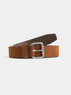 Cinturones<Alvaro Moreno CINTURON SUEDE Camel