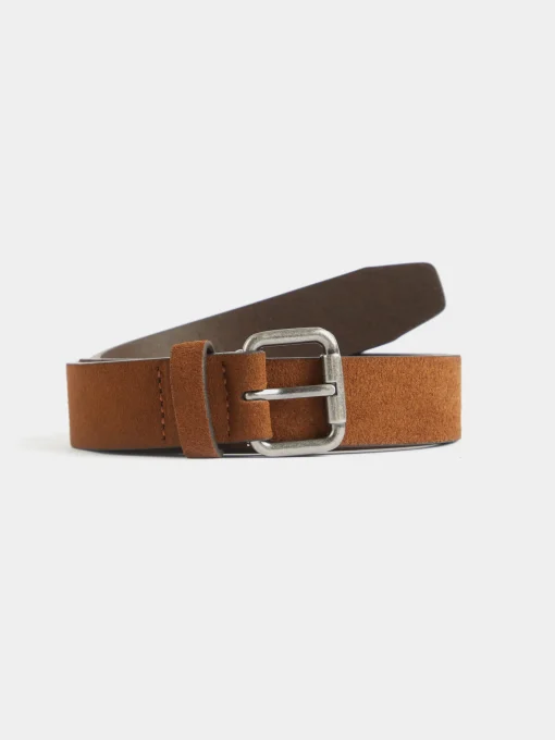 Cinturones<Alvaro Moreno CINTURON SUEDE Camel