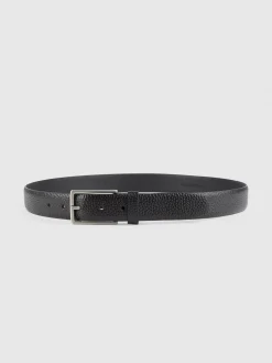 Cinturones<Alvaro Moreno CINTURON VESTIR LEATHER Negro