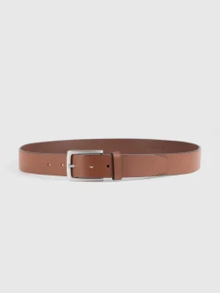 Cinturones<Alvaro Moreno CINTURON WESTERN Camel