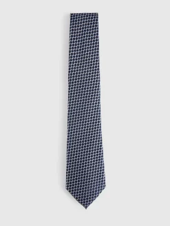 Corbatas|Corbatas<Alvaro Moreno CORBATA JACQUARD Azul Marino
