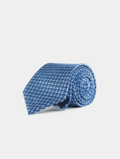 Corbatas|Corbatas<Alvaro Moreno CORBATA JACQUARD MF Azul