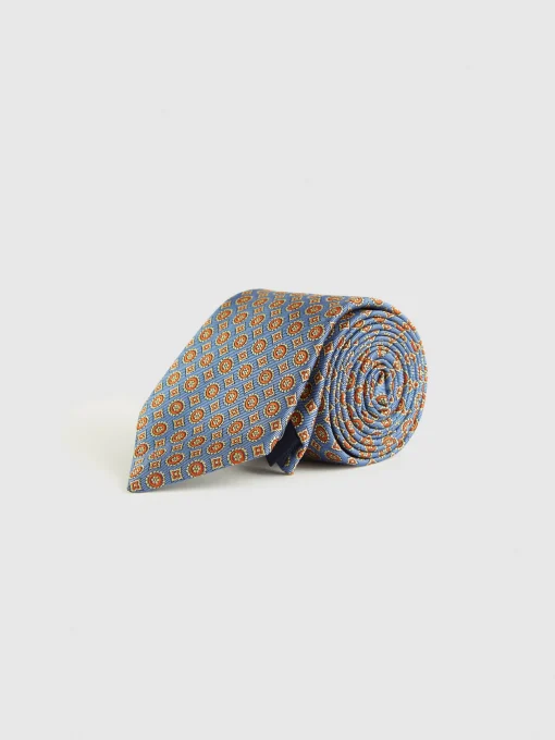 Corbatas|Corbatas<Alvaro Moreno CORBATA JACQUARD MF Azul