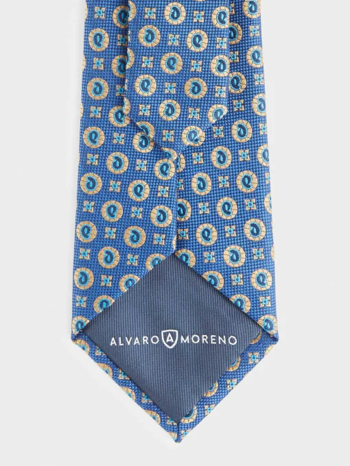 Corbatas|Corbatas<Alvaro Moreno CORBATA JACQUARD MF Azul