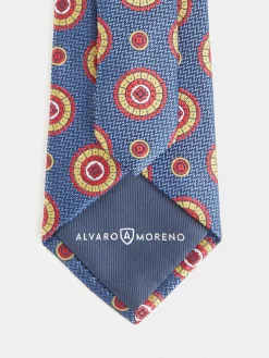 Corbatas|Corbatas<Alvaro Moreno CORBATA JACQUARD MF Azul