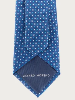 Corbatas|Corbatas<Alvaro Moreno CORBATA JACQUARD MF Azul