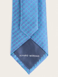 Corbatas|Corbatas<Alvaro Moreno CORBATA JACQUARD MF Azul
