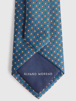 Corbatas|Corbatas<Alvaro Moreno CORBATA JACQUARD MF Azul