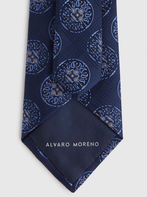 Corbatas|Corbatas<Alvaro Moreno CORBATA JACQUARD MF Azul
